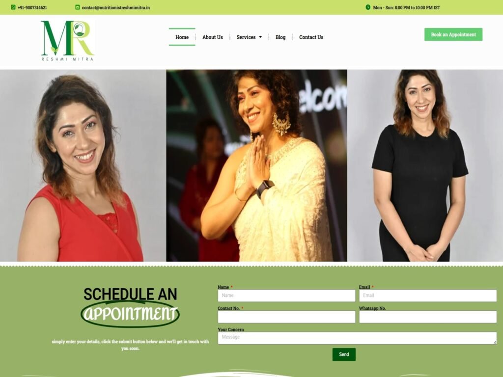 Reshmi mitra Nutrionist Case Study